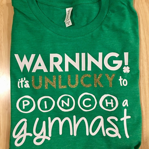 NWT St. Patrick’s Day T-Shirt (for gymnasts) - Picture 3 of 3